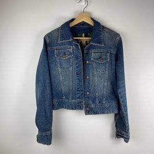 Abercrombie & Fitch Denim Jacket Dark Wash L